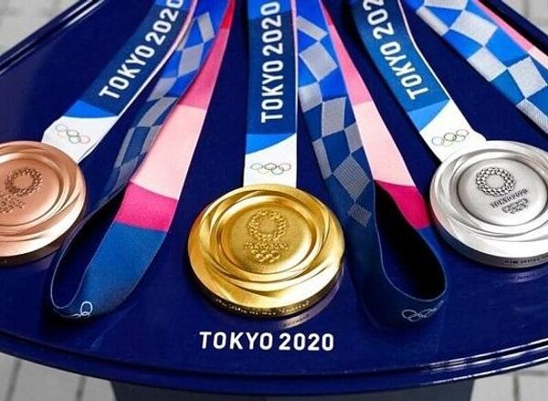 Gold, silver and bronze with a Japanese touch… Tokyo Olympics medals from electronic waste