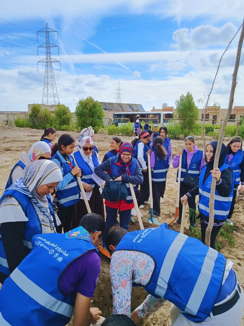 Afforestation of “Ashtoum El-Gamil” as Part of the “Green Path” Project to Promote Biodiversity