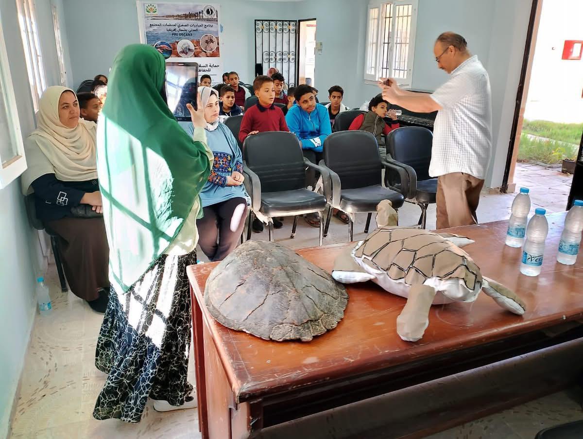 Educational and Recreational Event on Protecting Sea Turtles at “Masaeed” Cultural Palace