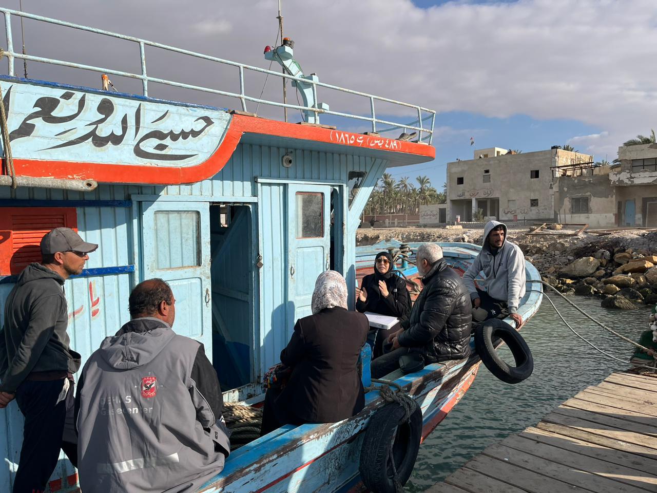 Delegation from the “RAED” Network Visits Sinai to Monitor the Marine Turtle Conservation Project