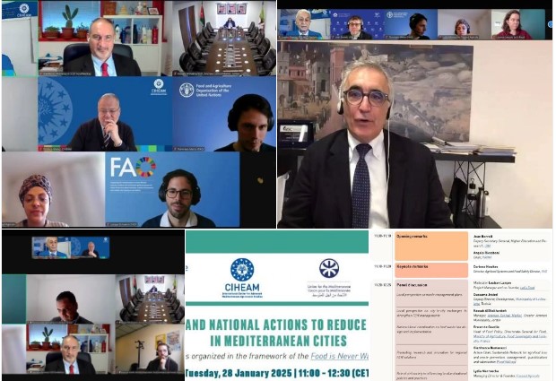 RAED Participation as Audience Members in the “Coordinating Local & National Actions to Reduce Food Loss & Waste in Mediterranean Cities” Webinar.