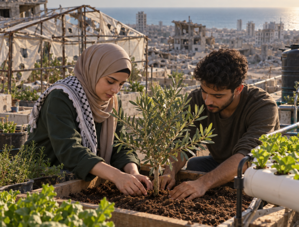 Resilient and Green Communities: RAED Participates in Second Meeting of Gaza’s Climate and Environmental Recovery Platform